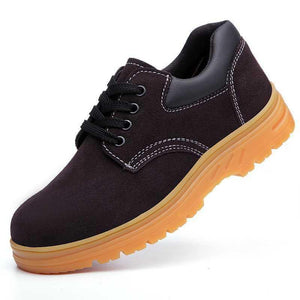 Werkschoenen, Leren, Stalen neuzen, Heren