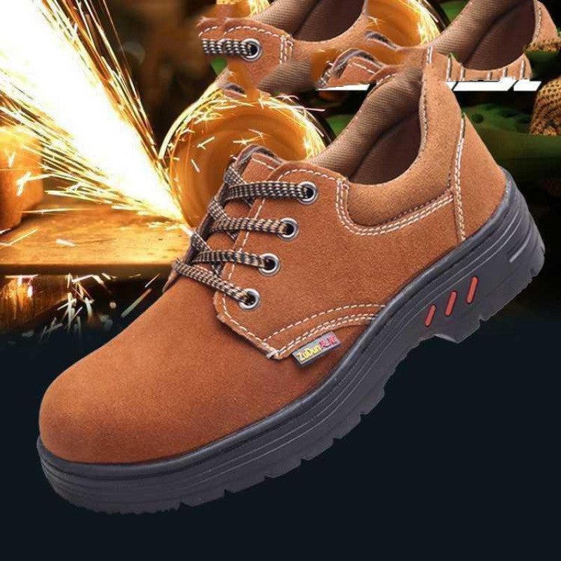 Werkschoenen, Leren, Stalen neuzen, Heren