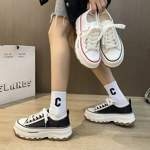 Dames, Casual, Dikke Zool, Ademend